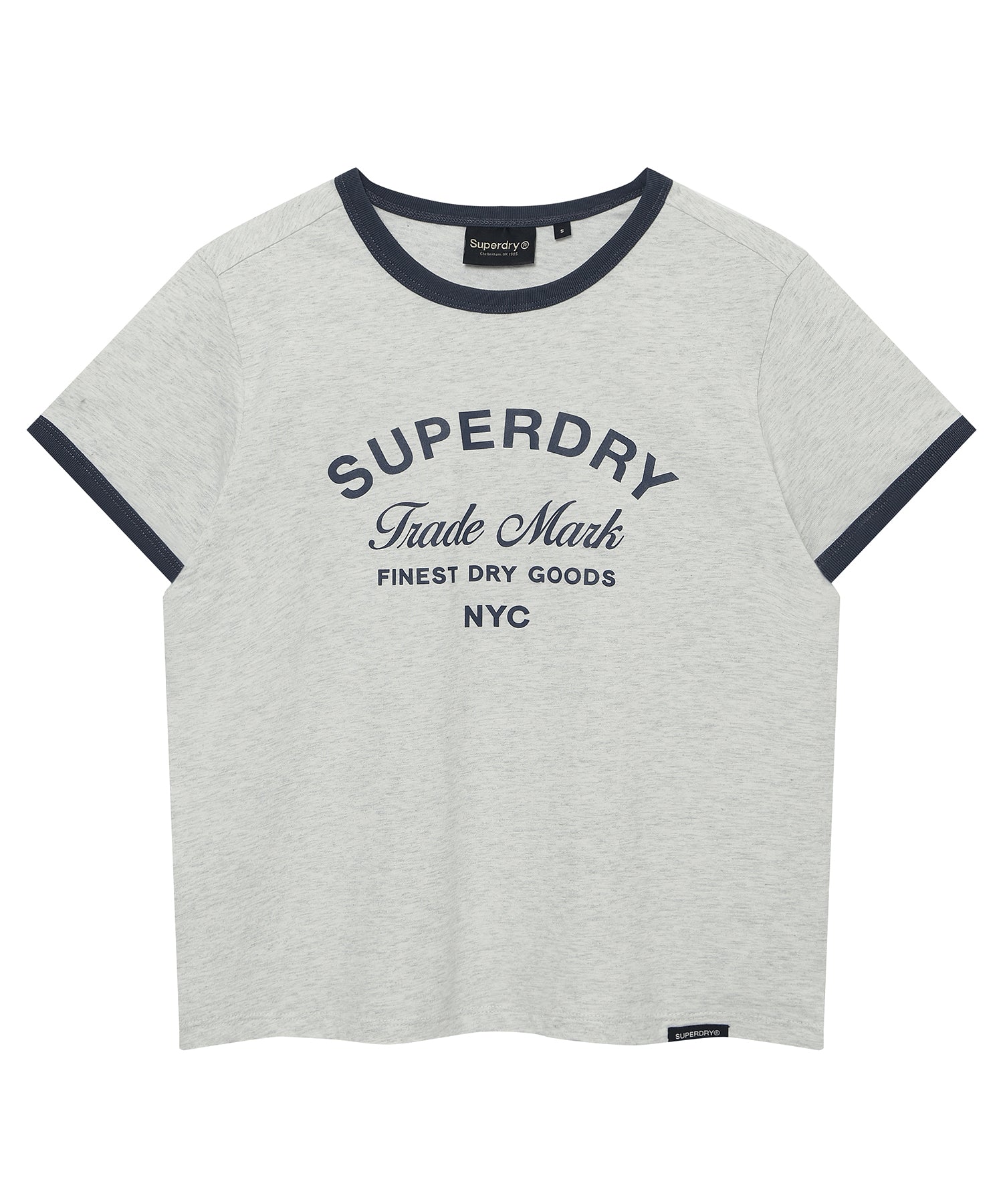 W Logo Ringer T-Shirt 2 - Superdry Singapore