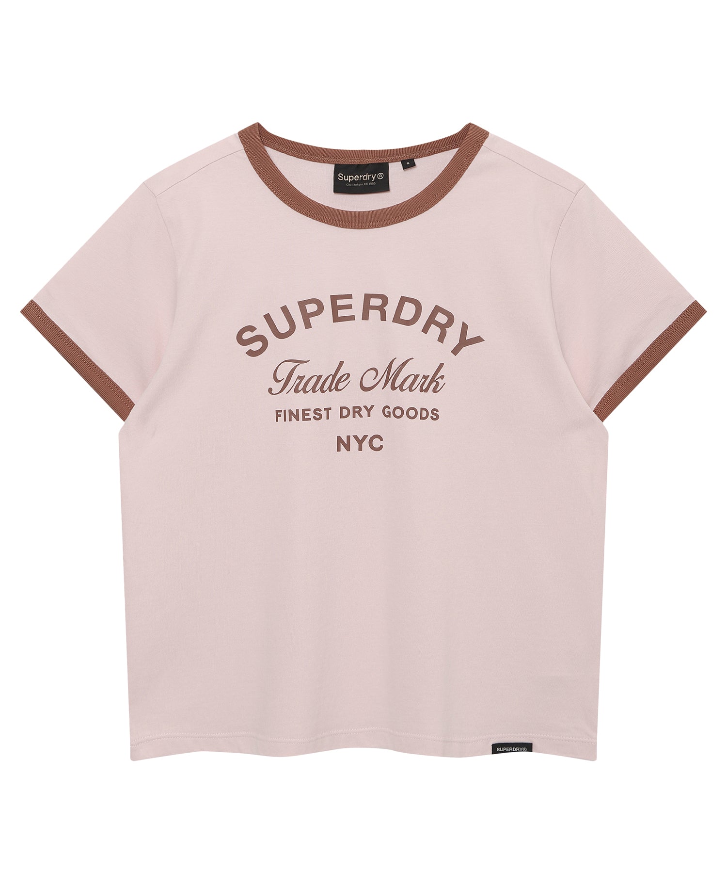 W Logo Ringer T-Shirt 2 - Superdry Singapore