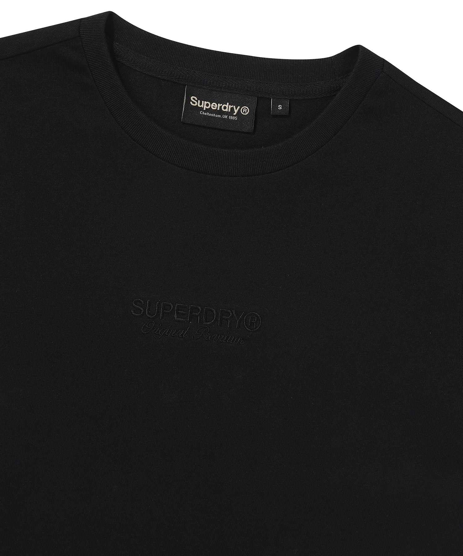 W Logo Embroidered T-Shirt - Superdry Singapore