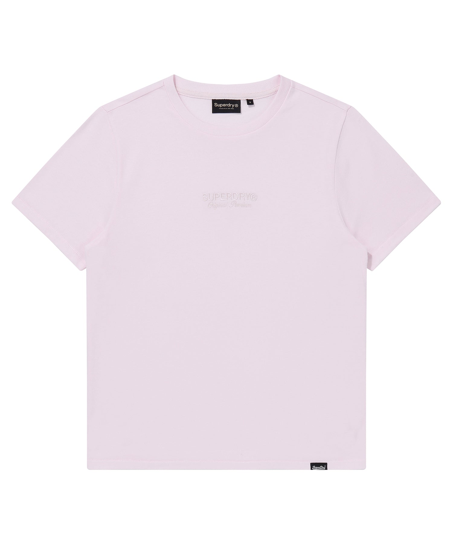 W Logo Embroidered T-Shirt - Superdry Singapore