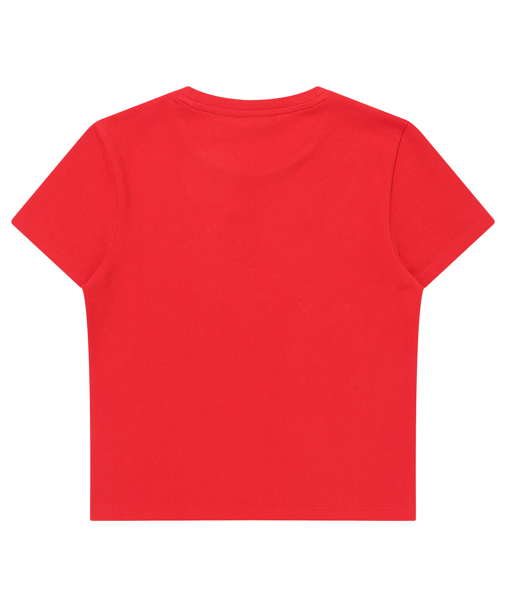 W Vintage Script Crop T-Shirt - Superdry Singapore