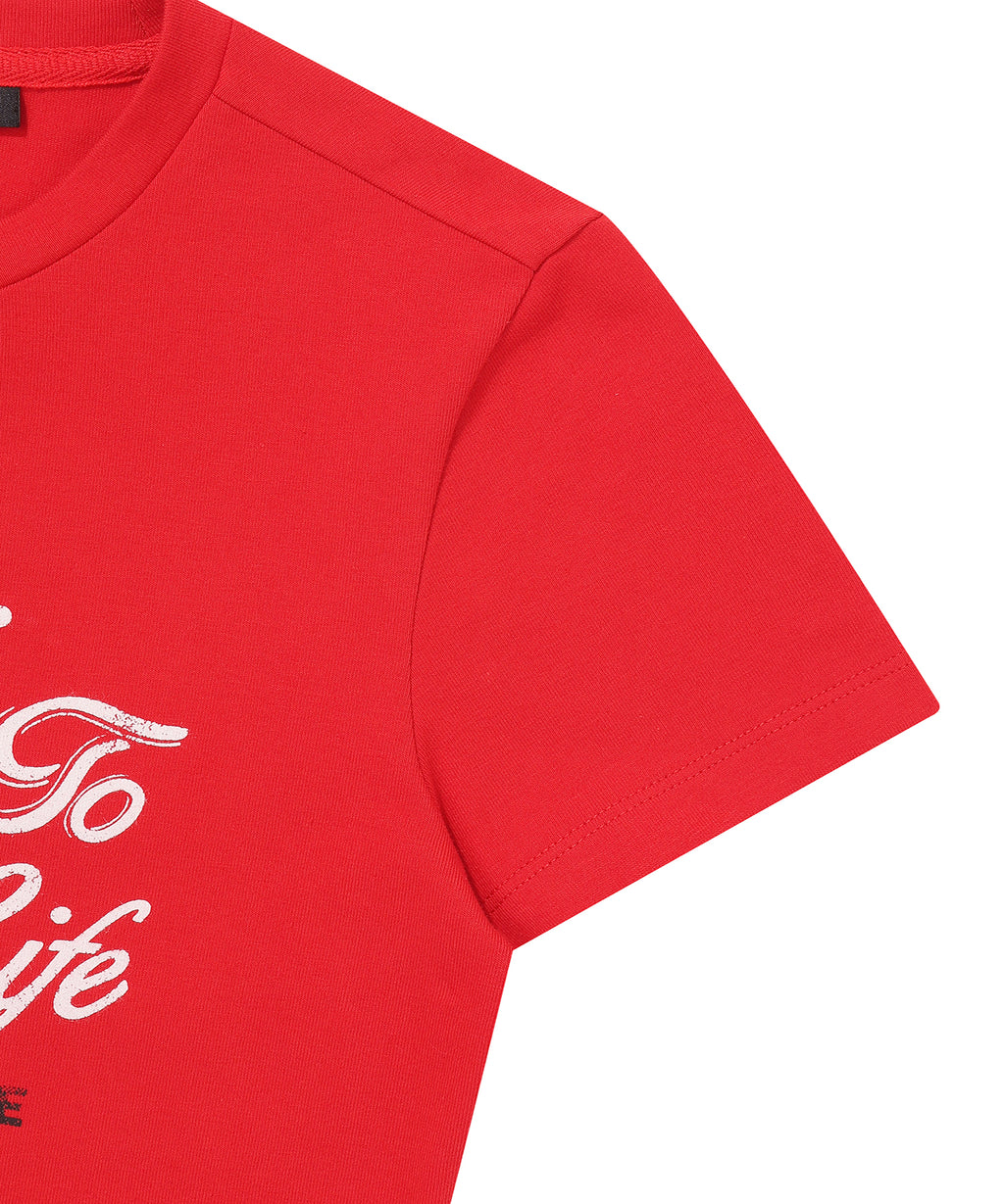 W Vintage Script Crop T-Shirt - Superdry Singapore