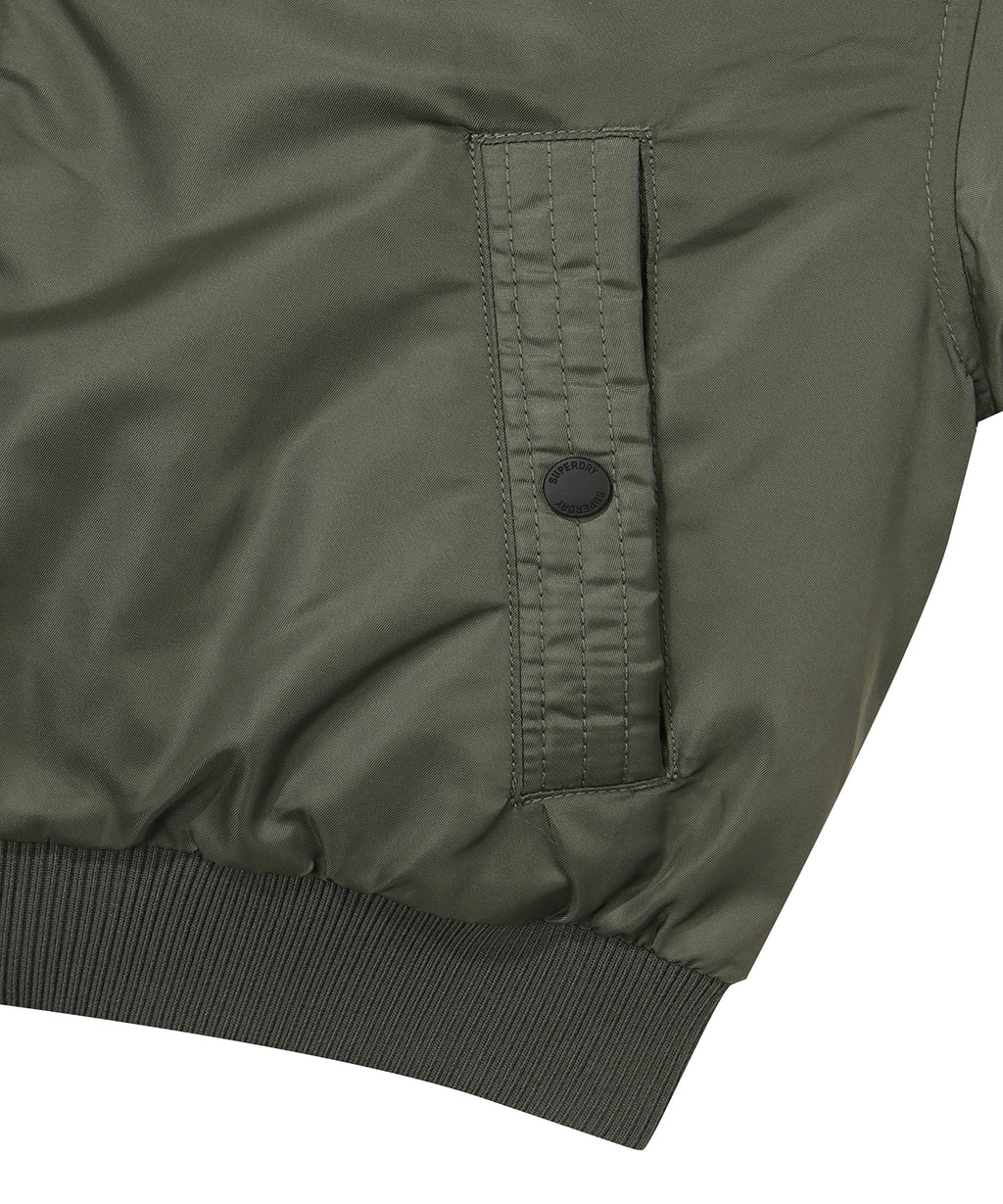 W Flight Semi-Crop Over Padding Jumper - Superdry Singapore