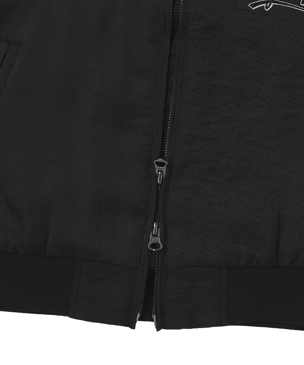 W Skating Club Crop Sukajan Jacket - Superdry Singapore