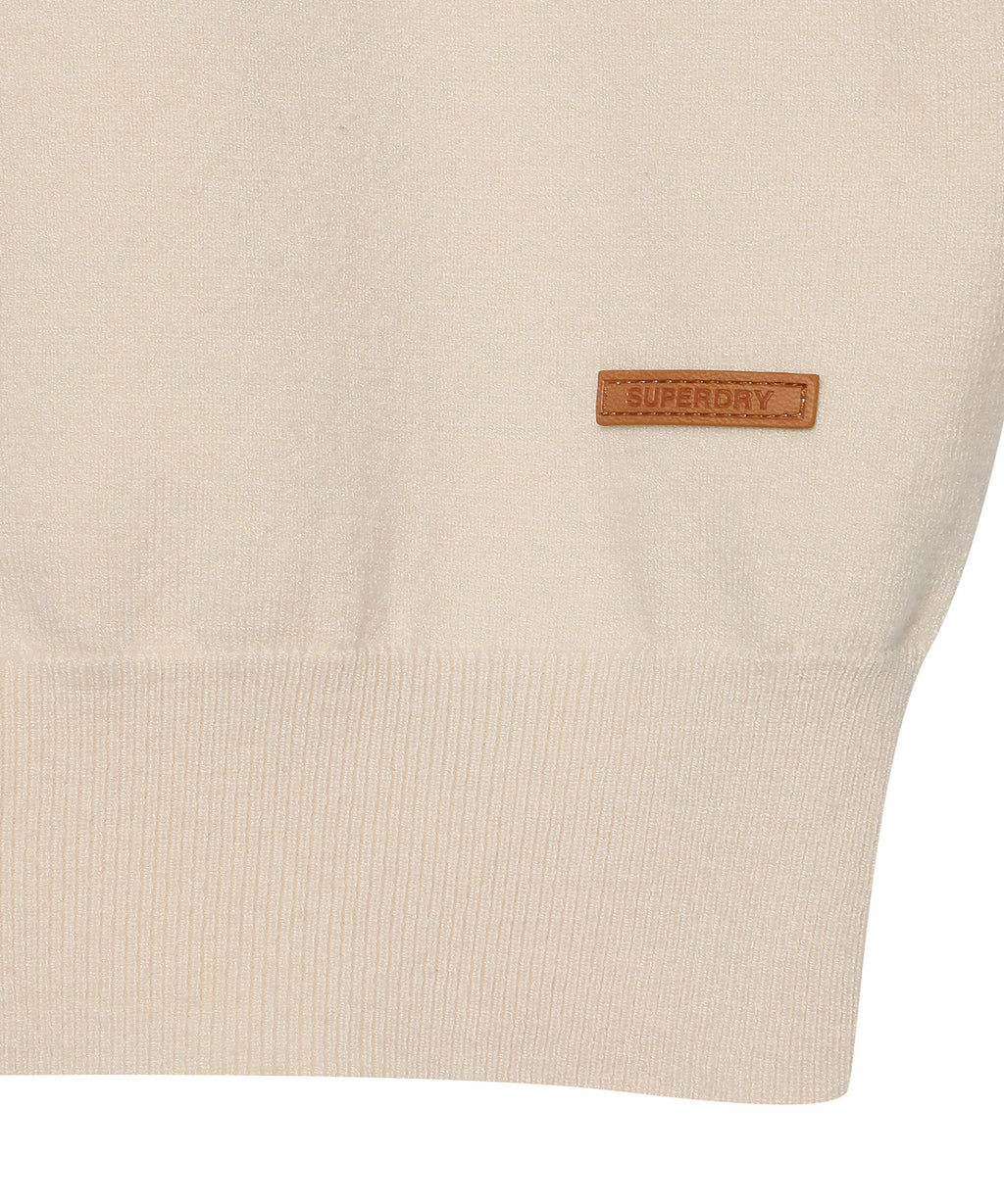 W Roundneck Kint Cardigan - Superdry Singapore