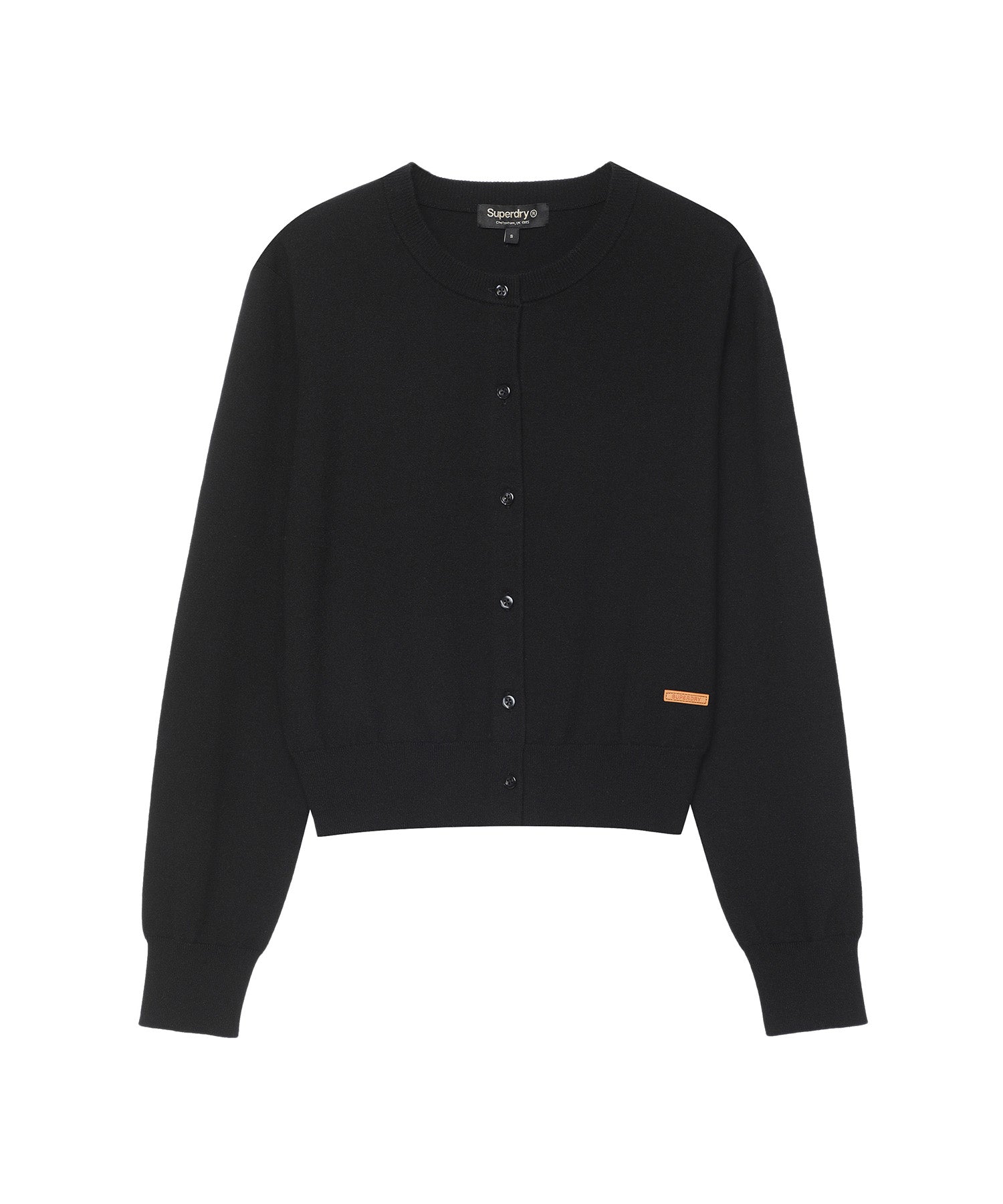 W Roundneck Kint Cardigan - Superdry Singapore