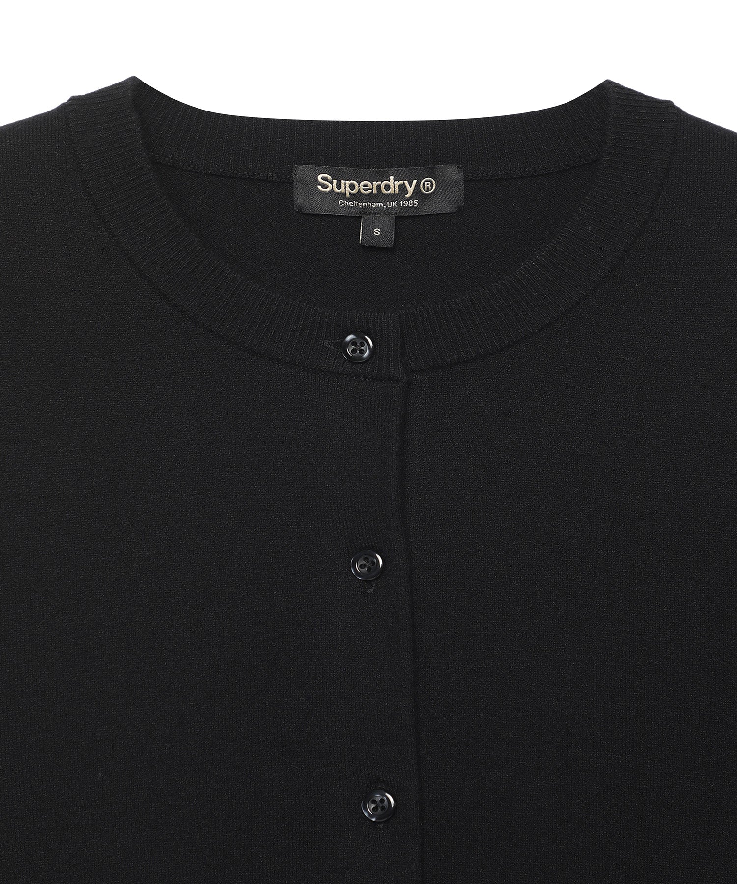 W Roundneck Kint Cardigan - Superdry Singapore