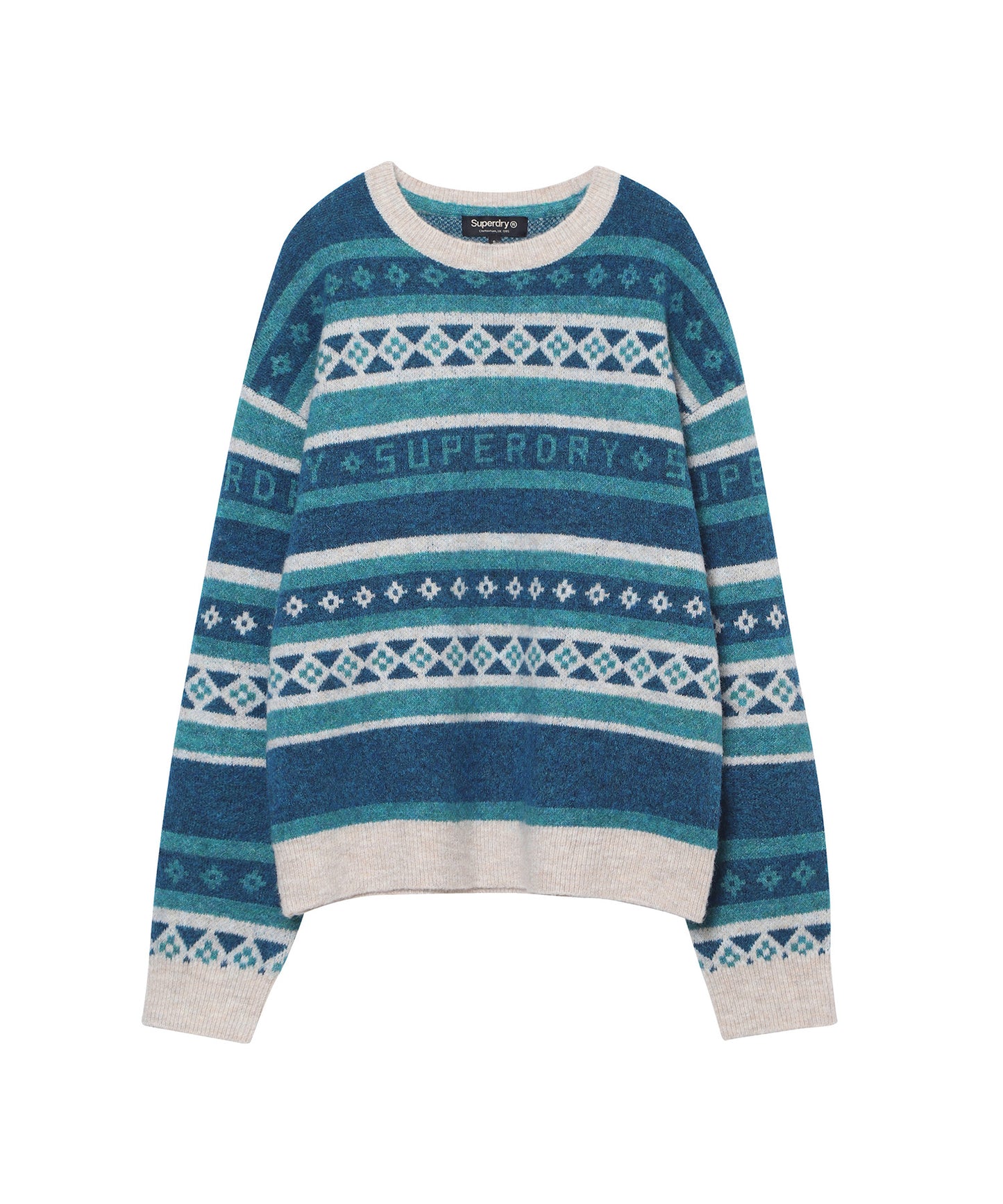 W' Holiday Jacquard Sweater - Superdry Singapore