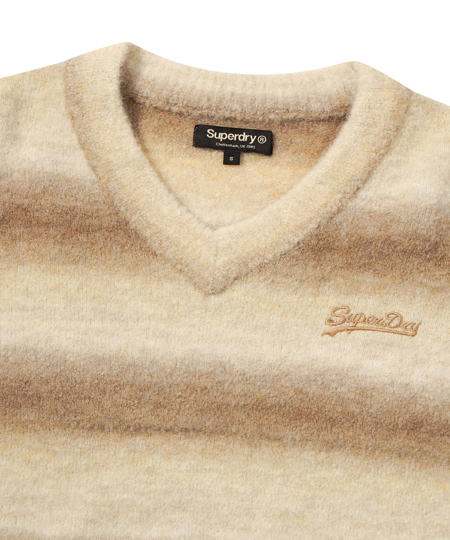 W Gradation V-Neck Knit - Superdry Singapore