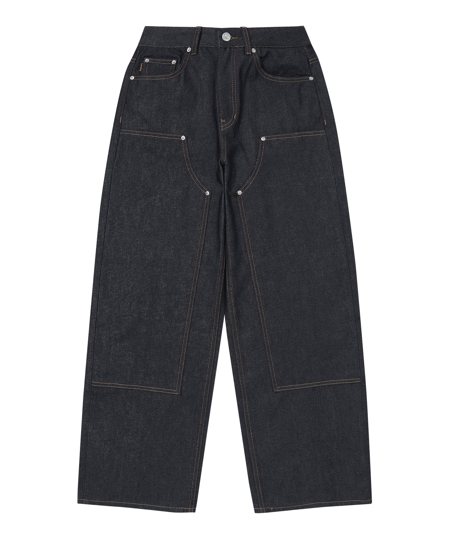 W Carpenter Denim Pants - Raw Denim  - Superdry Singapore
