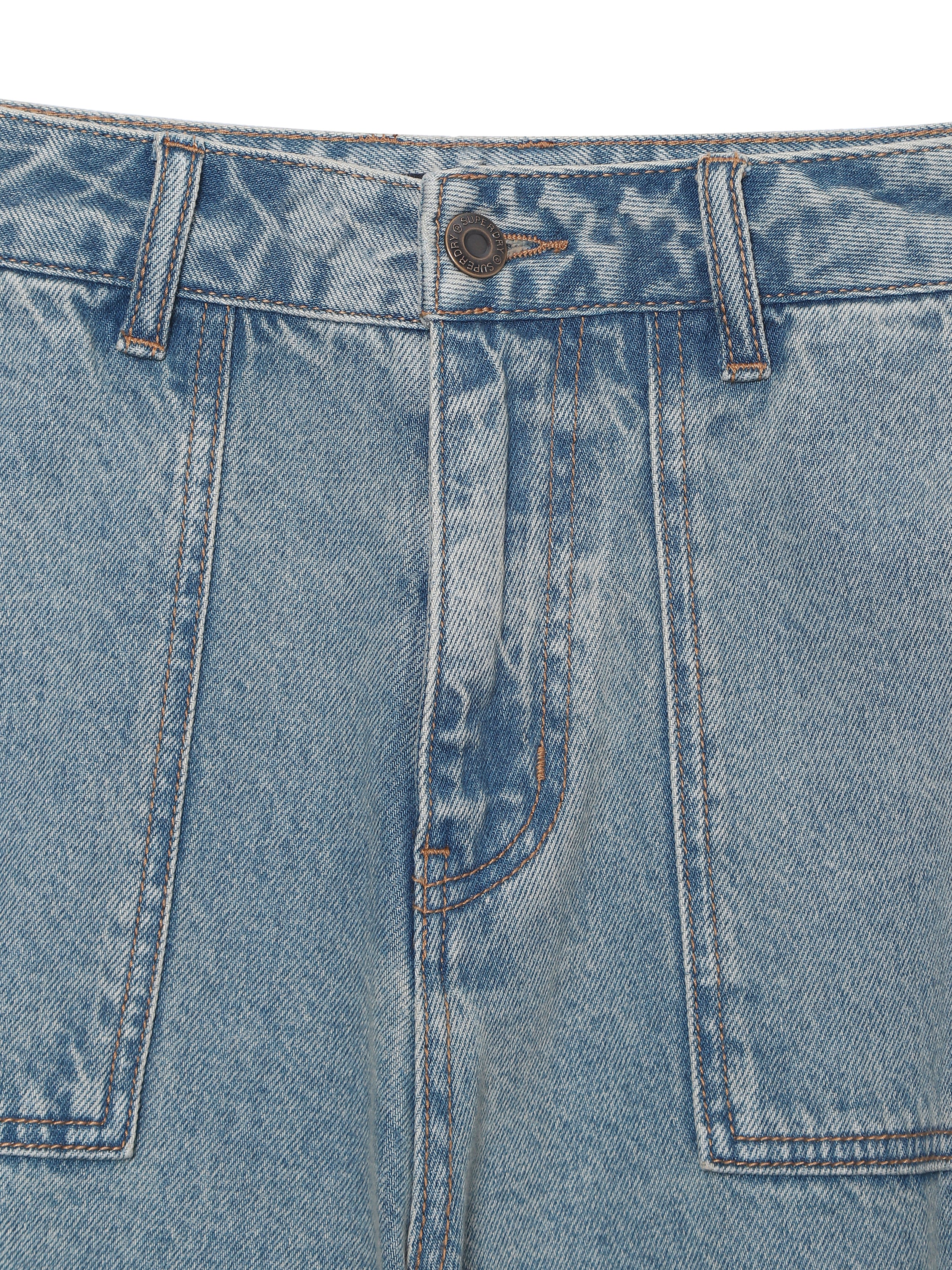 W Vintage Cargo Denim Pants - Superdry Singapore