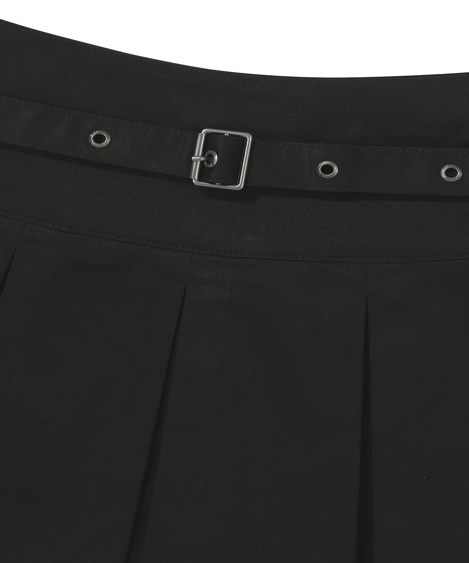 W Indie Sleaze Pleats Skirt - Black  - Superdry Singapore