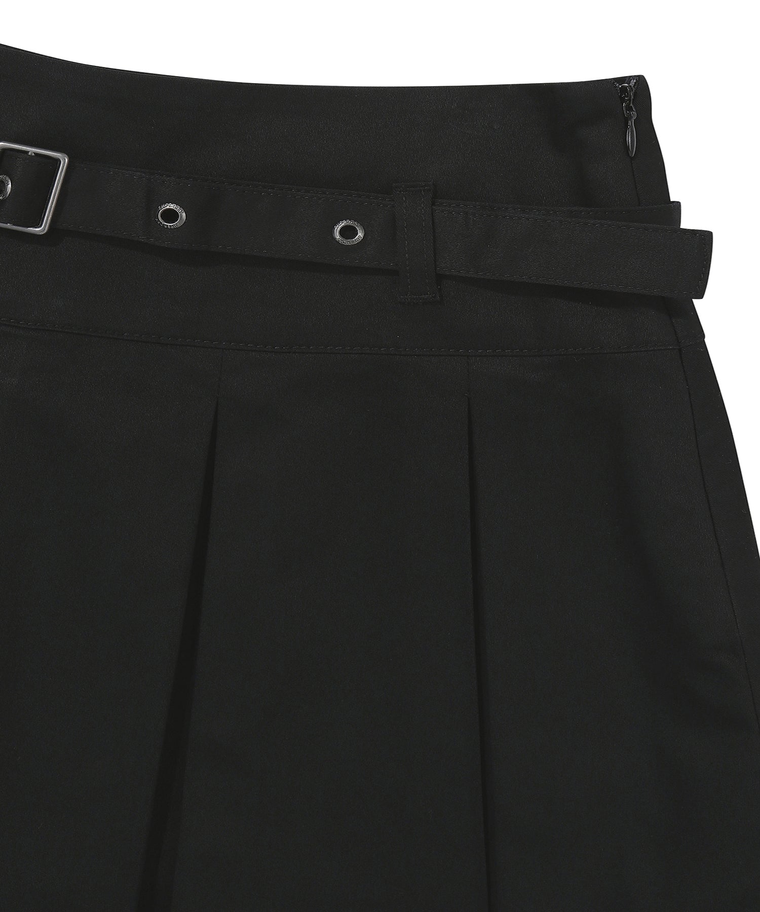 W Indie Sleaze Pleats Skirt - Black  - Superdry Singapore