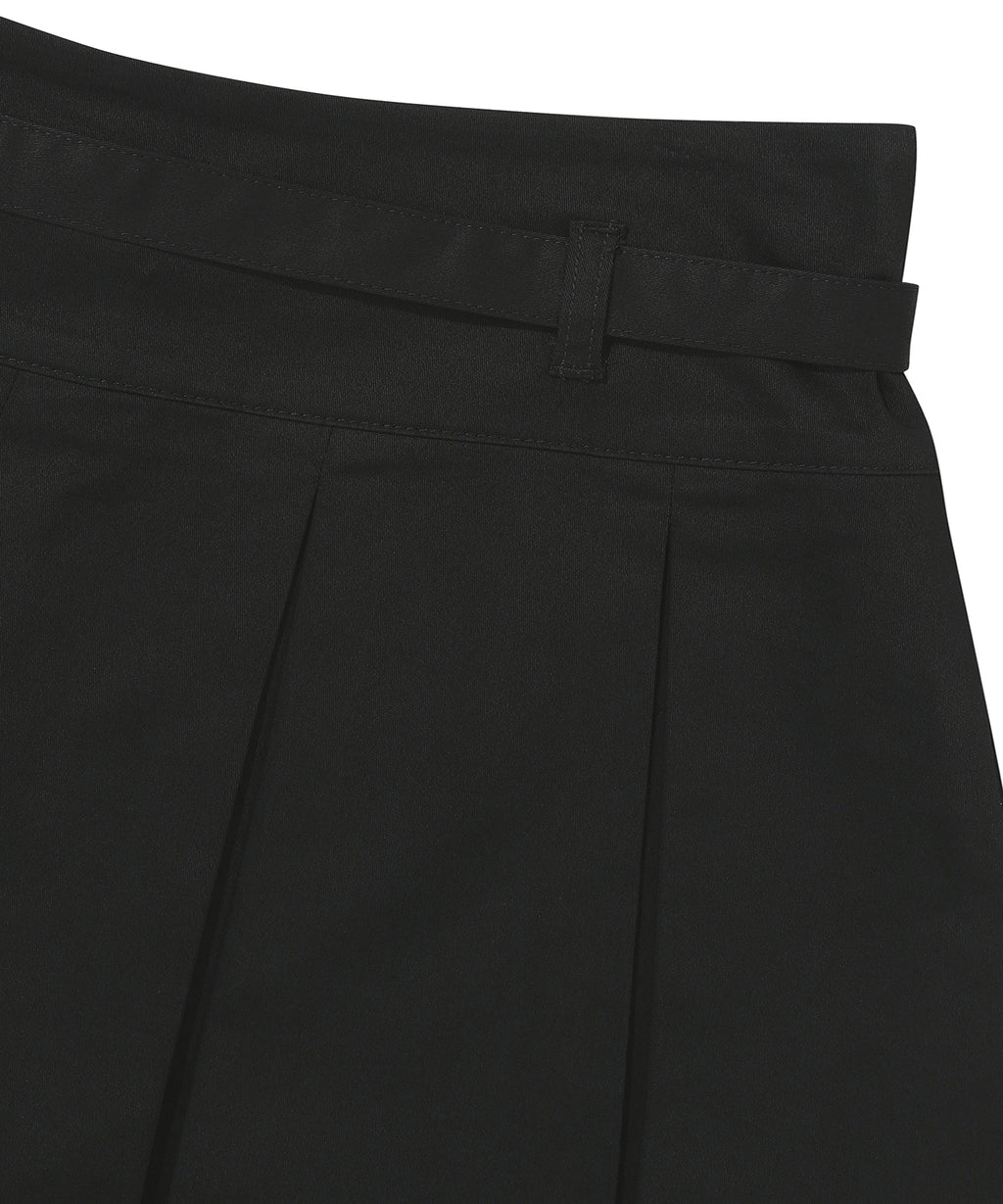 W Indie Sleaze Pleats Skirt - Black  - Superdry Singapore