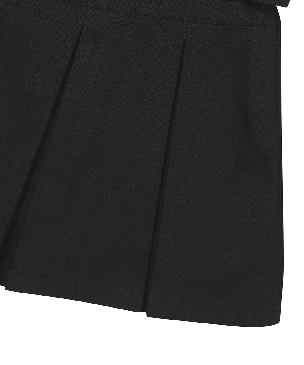 W Indie Sleaze Pleats Skirt - Black  - Superdry Singapore
