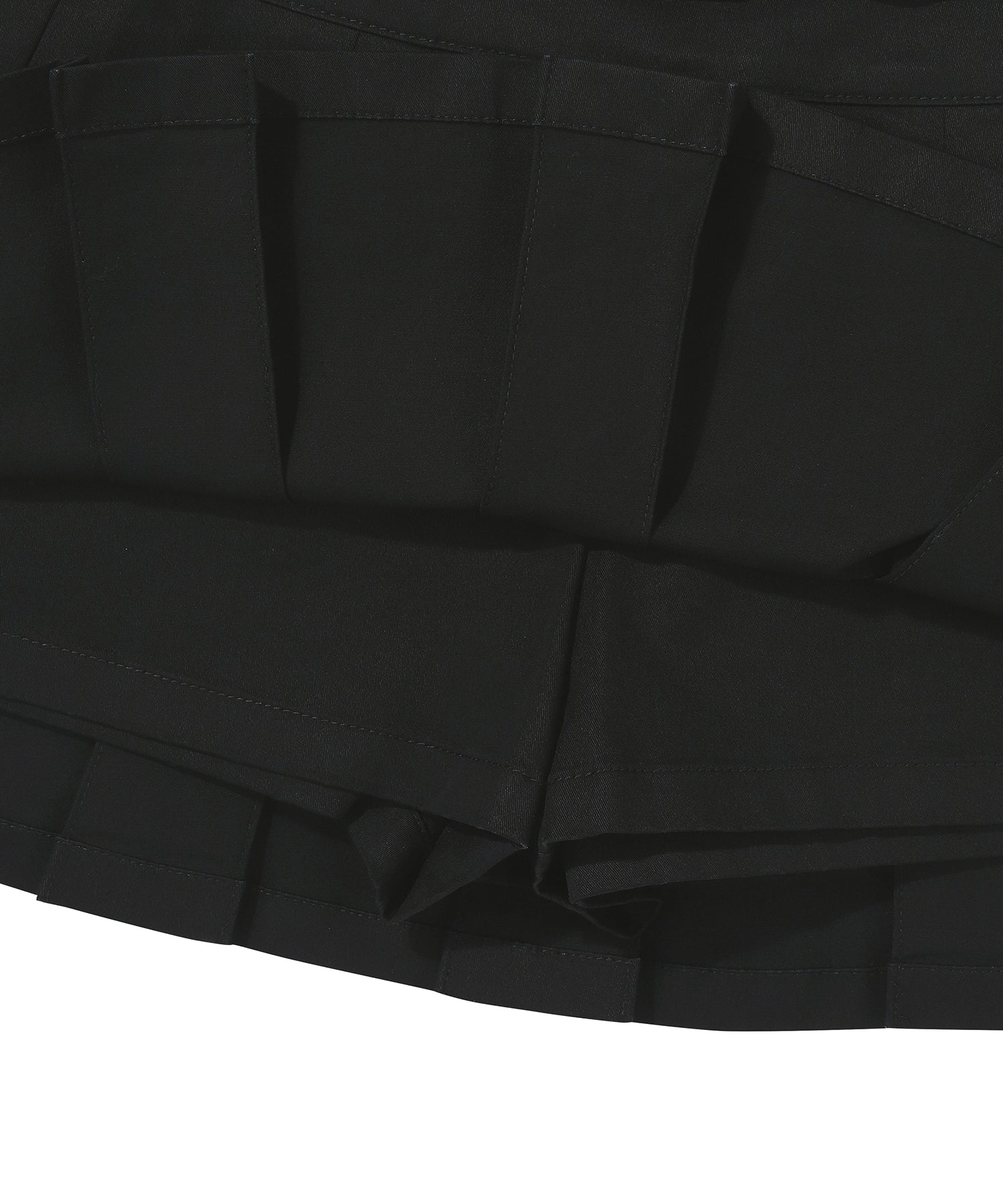 W Indie Sleaze Pleats Skirt - Black  - Superdry Singapore