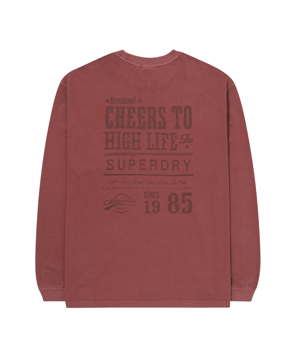 Vintage Script Long Sleeve - Superdry Singapore