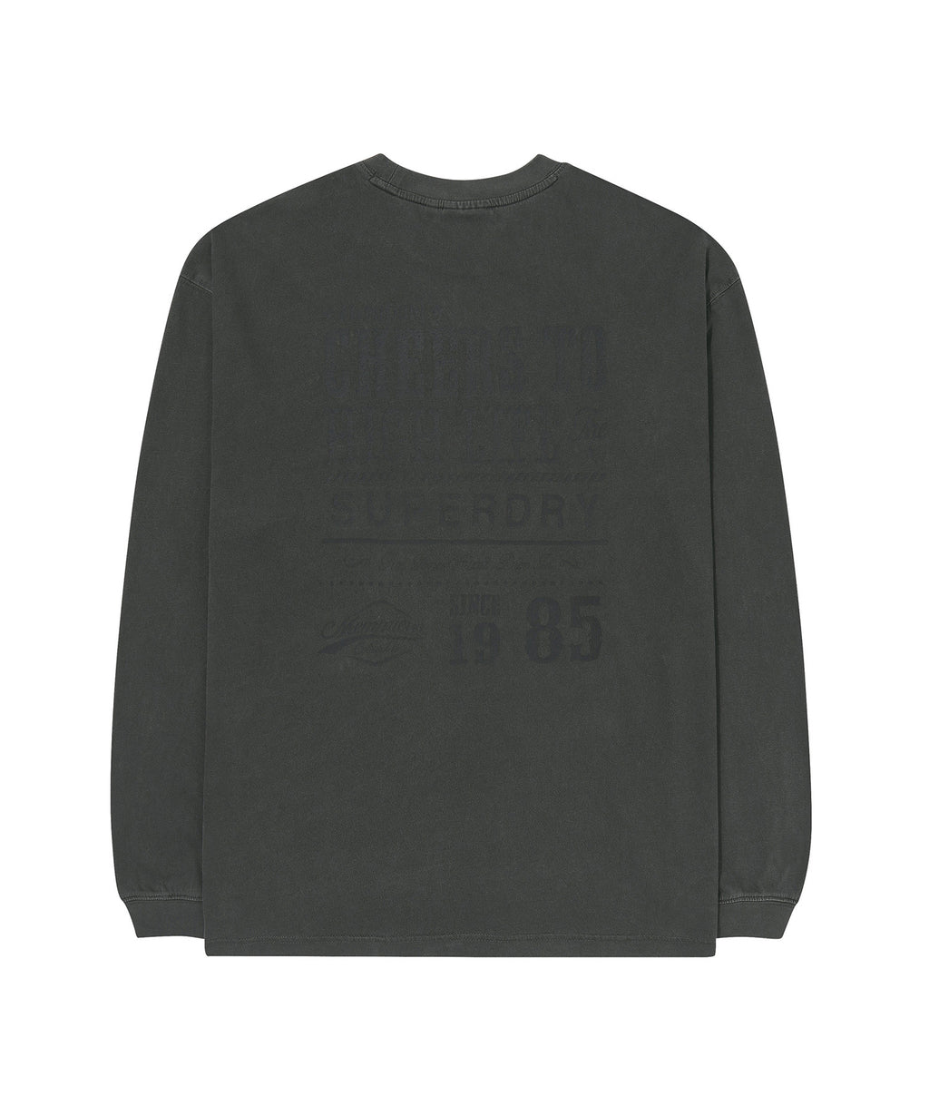 Vintage Script Long Sleeve - Superdry Singapore