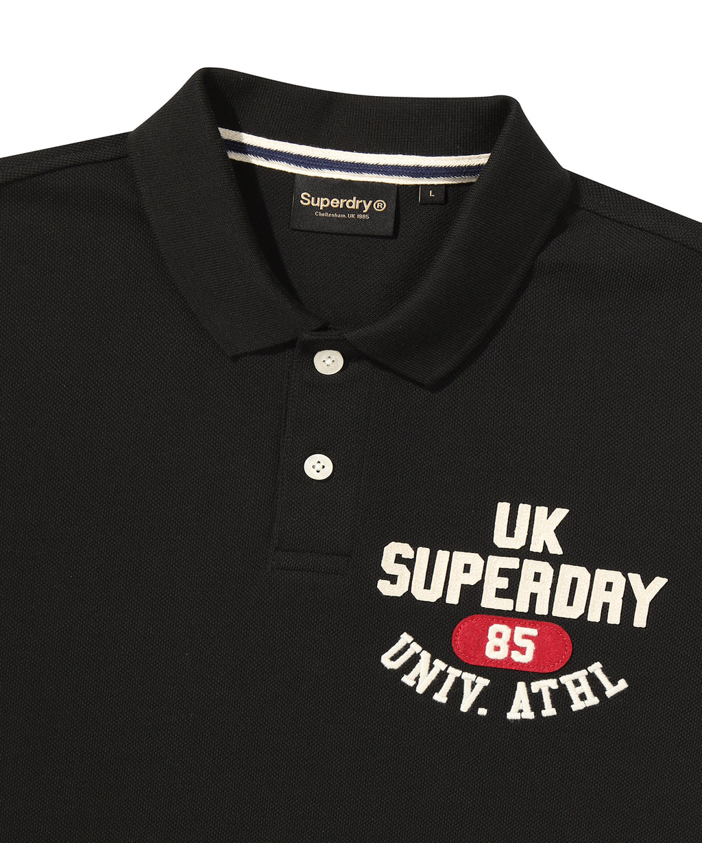 Athletics Felt Polo Shirt - Superdry Singapore