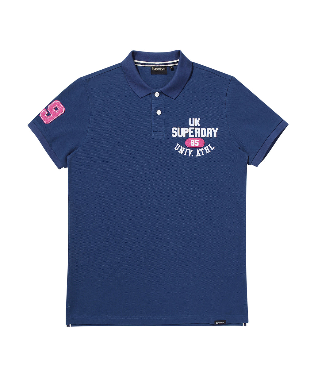 Athletics Felt Polo Shirt - Superdry Singapore