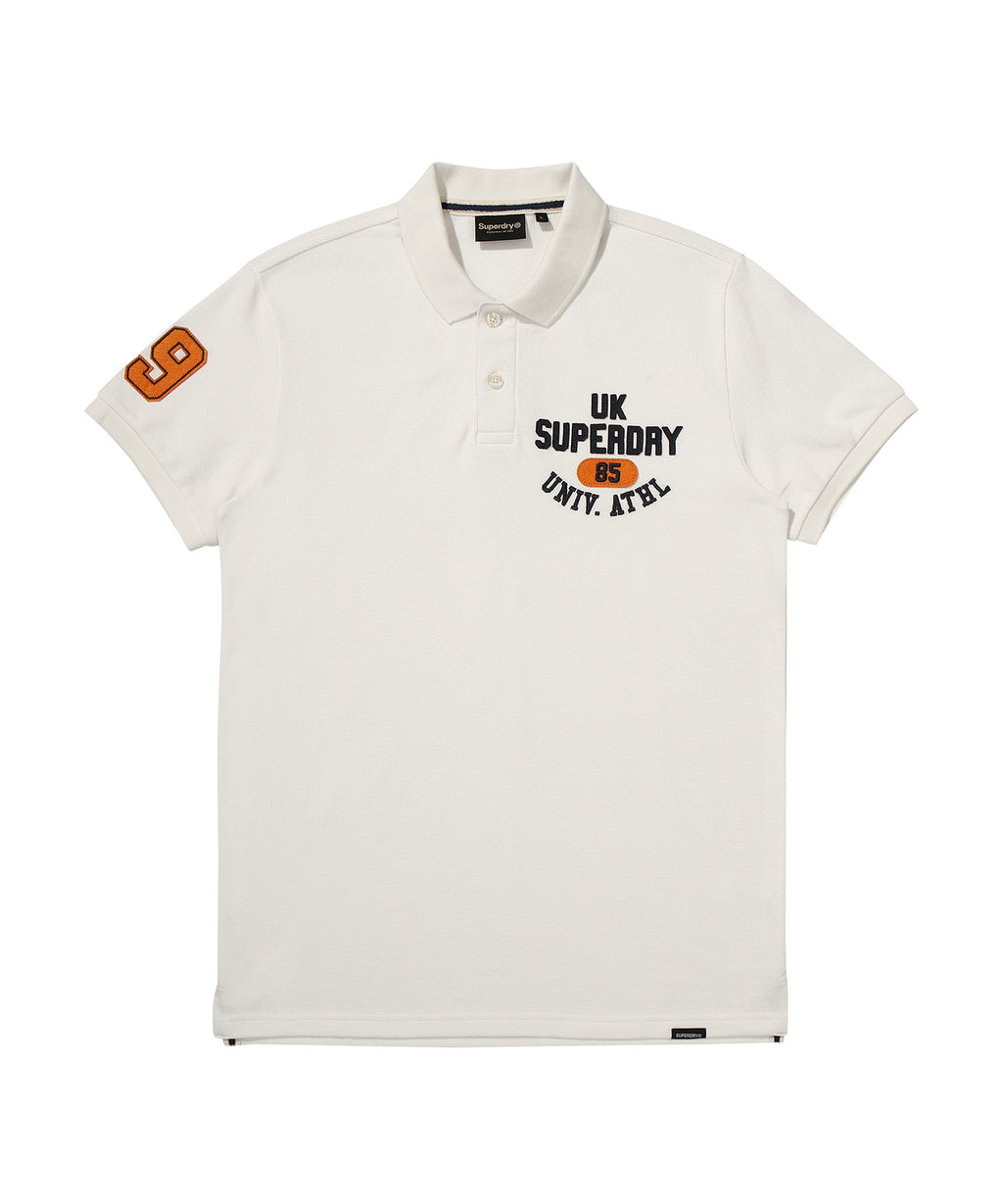 Athletics Felt Polo Shirt - Superdry Singapore