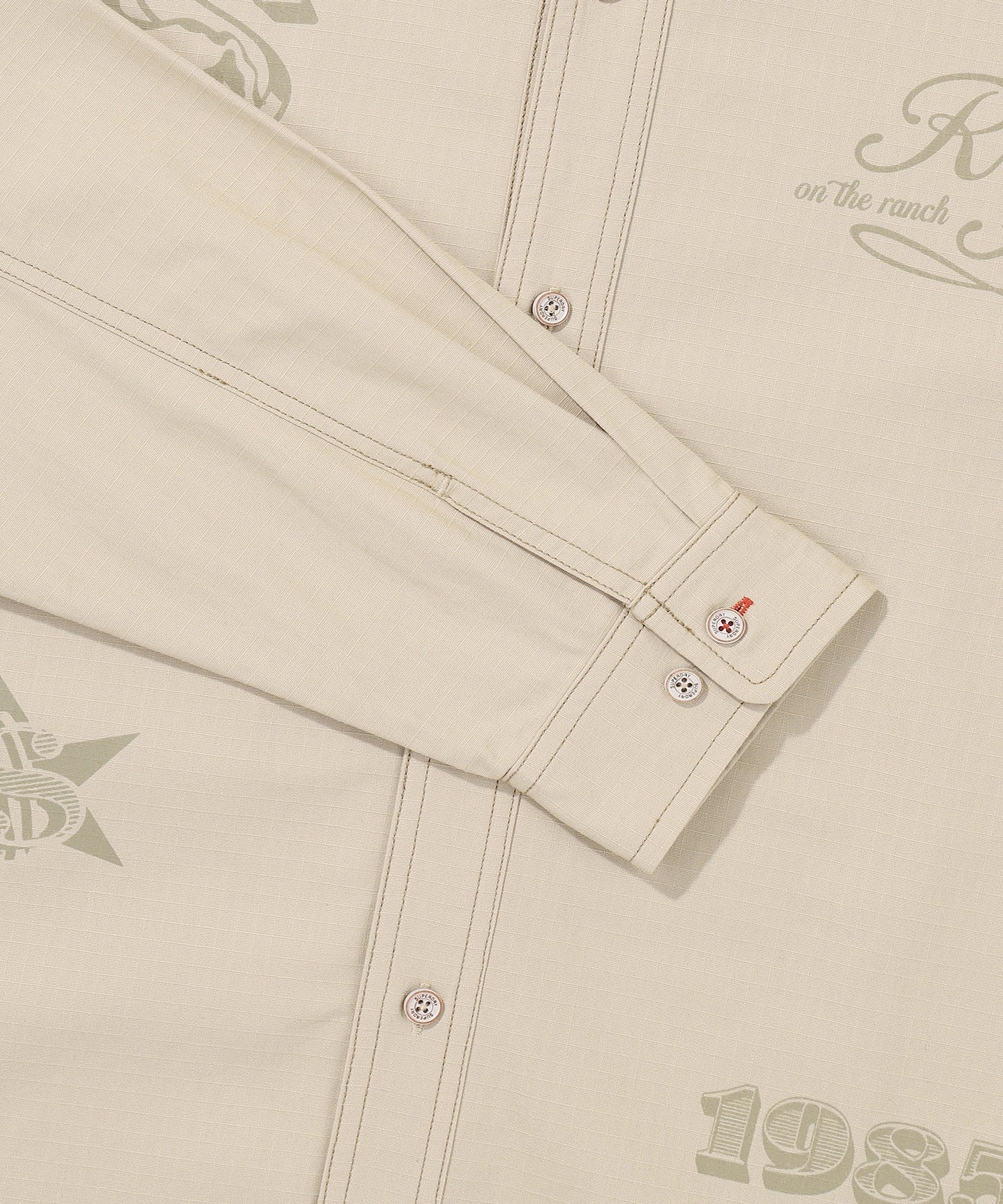 Rich Farmer Graphic Cotton Shirt - Superdry Singapore