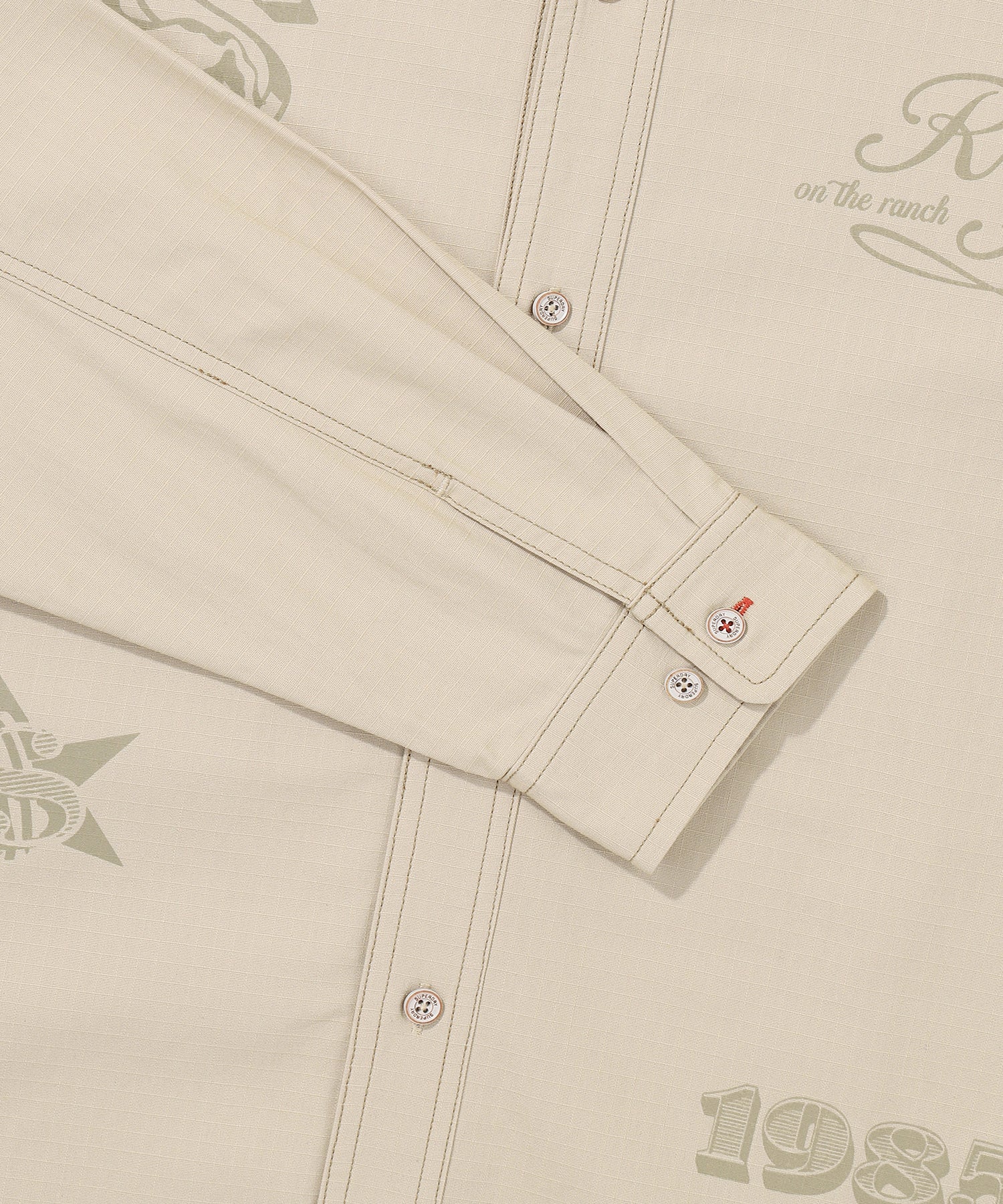 Rich Farmer Graphic Cotton Shirt - Superdry Singapore