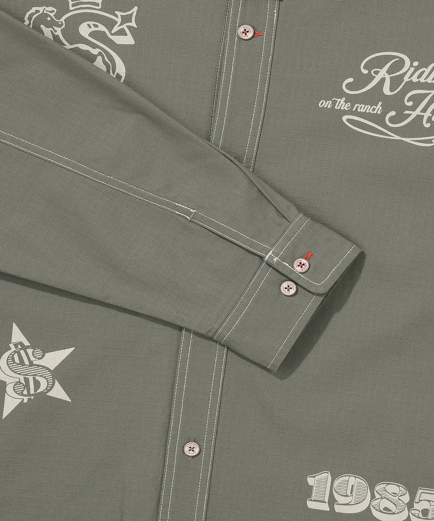 Rich Farmer Graphic Cotton Shirt - Superdry Singapore