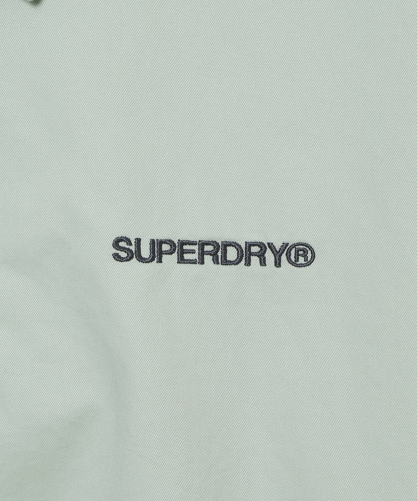 Logo Embroidered Cotton Shirt - Superdry Singapore