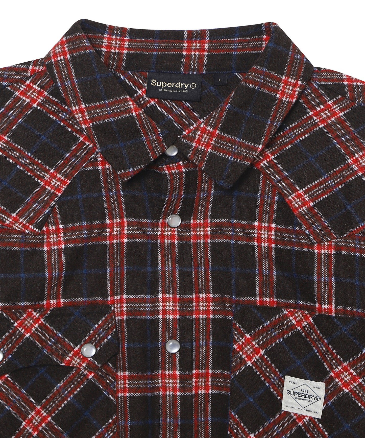 Western Check Shirt - Superdry Singapore