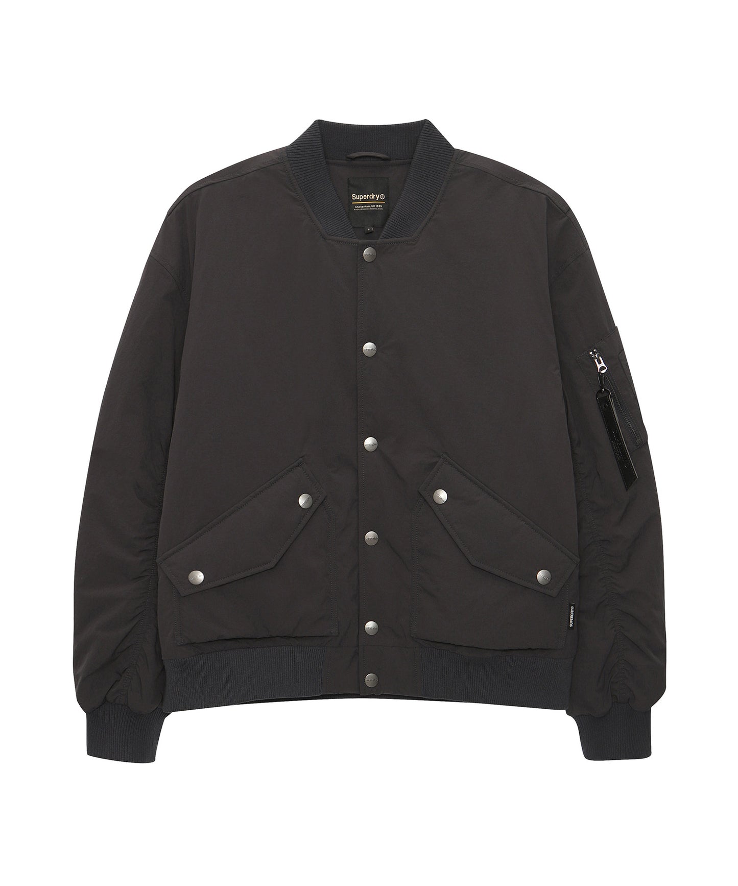 Logo Embroidery Padded Bomber - Superdry Singapore