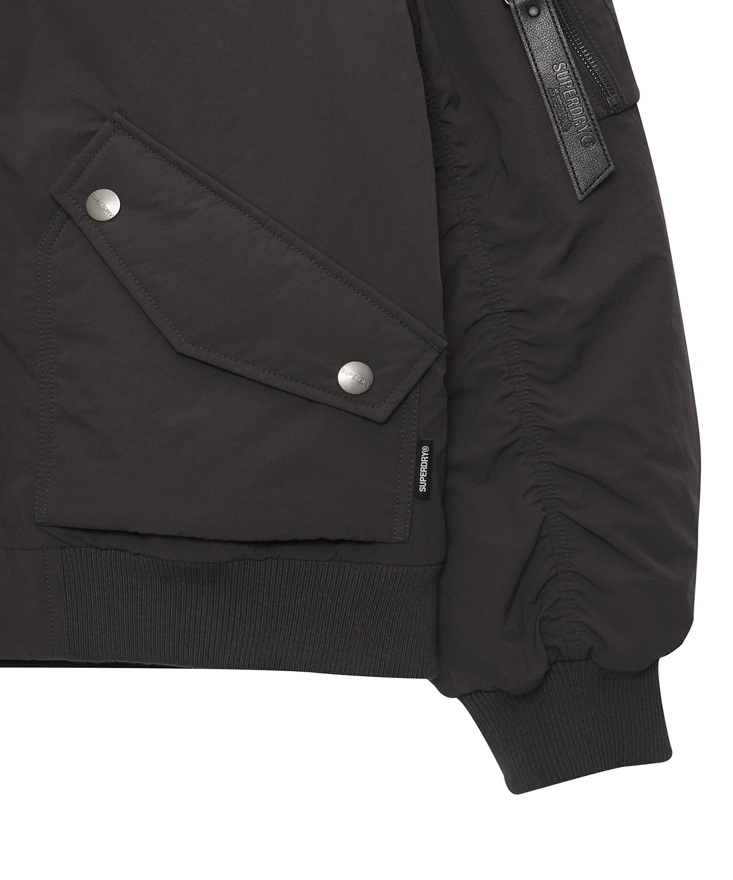 Logo Embroidery Padded Bomber - Superdry Singapore