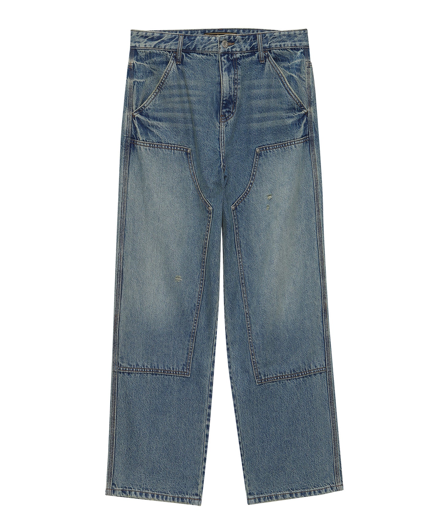 Double Knee Denim Carpenter Pants - Superdry Singapore