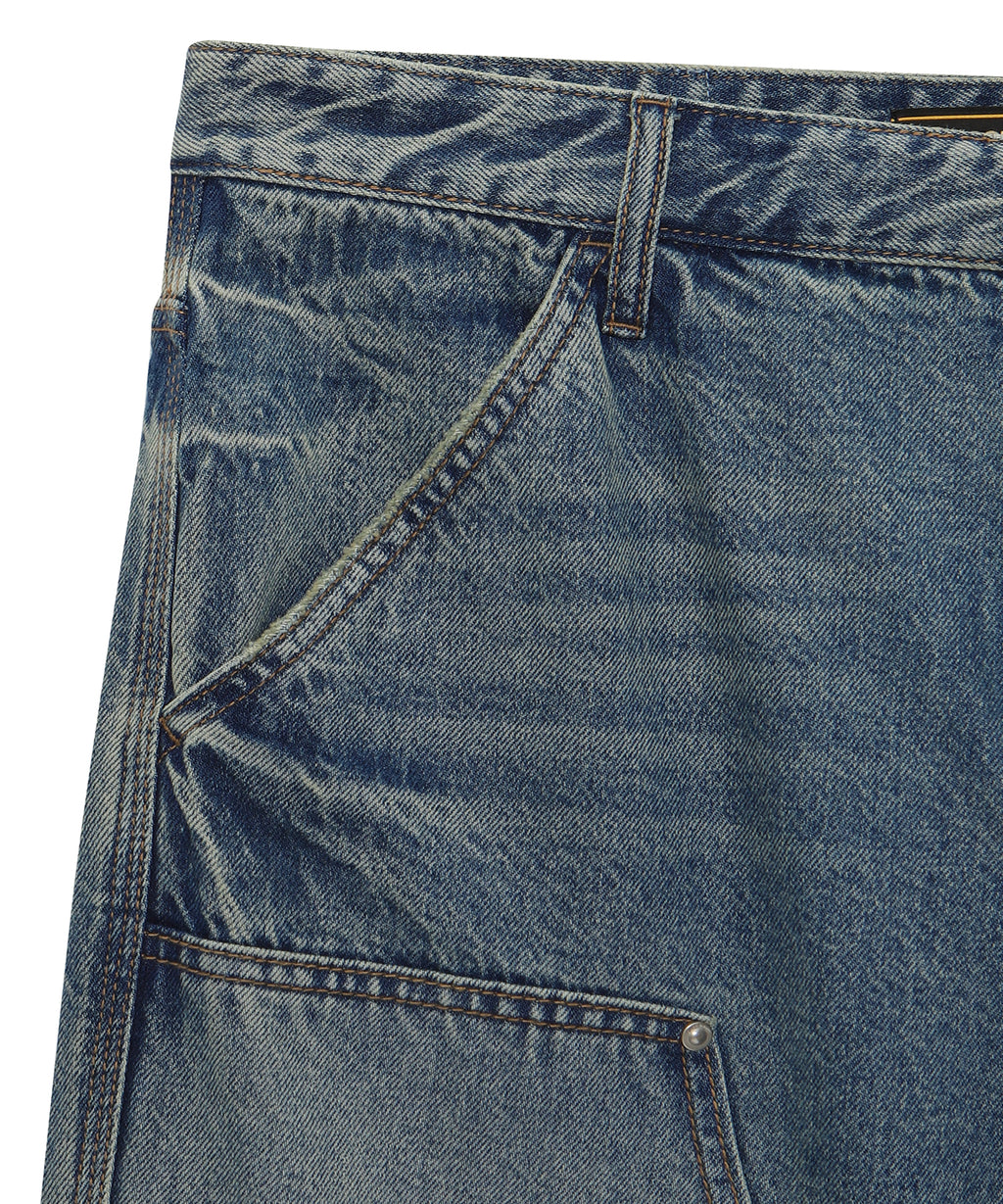 Double Knee Denim Carpenter Pants - Superdry Singapore