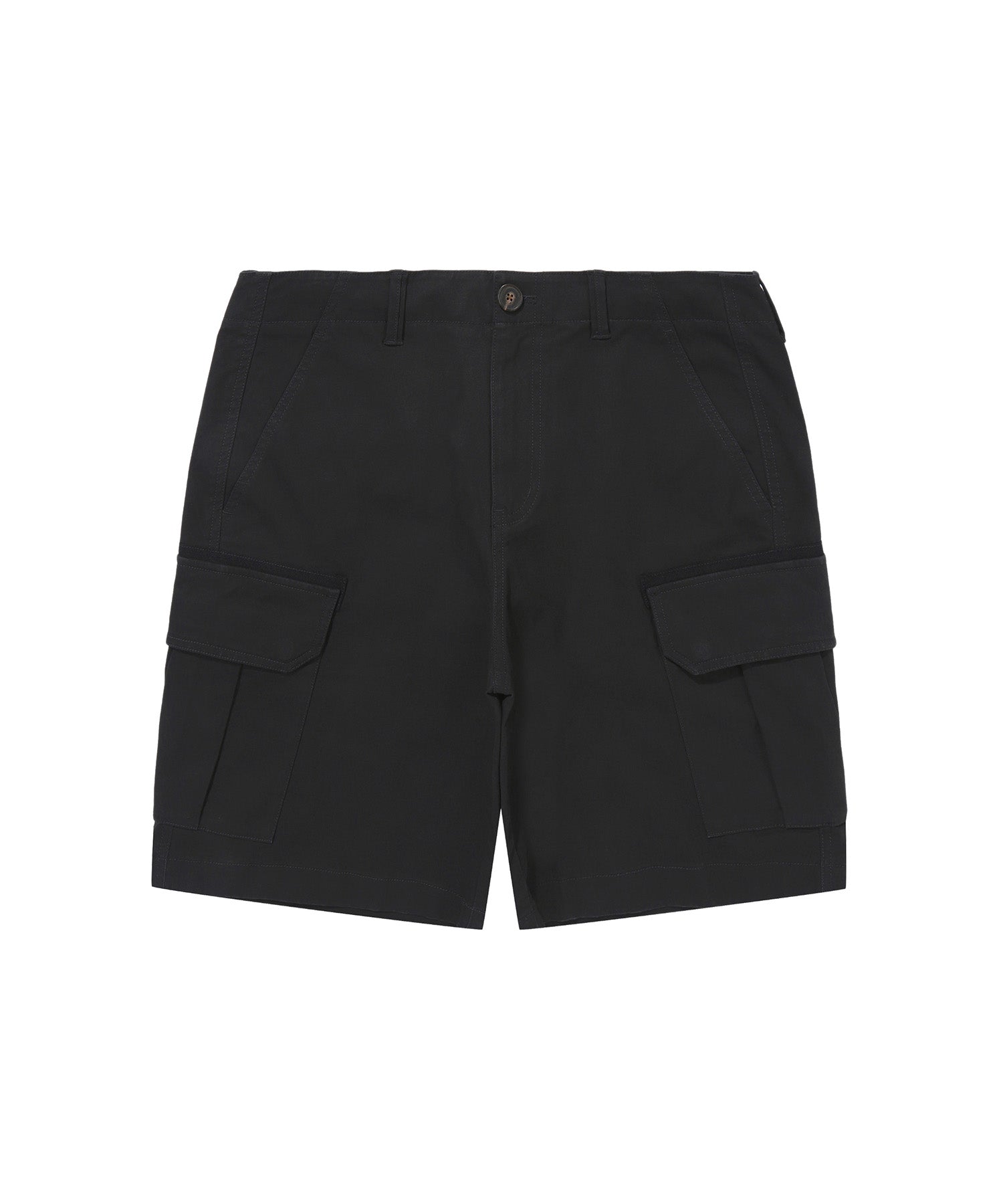 Label Cargo Cotton Shorts - Black - Superdry Singapore