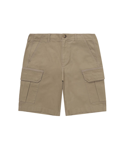 Label Cargo Cotton Shorts - D/Beige - Superdry Singapore