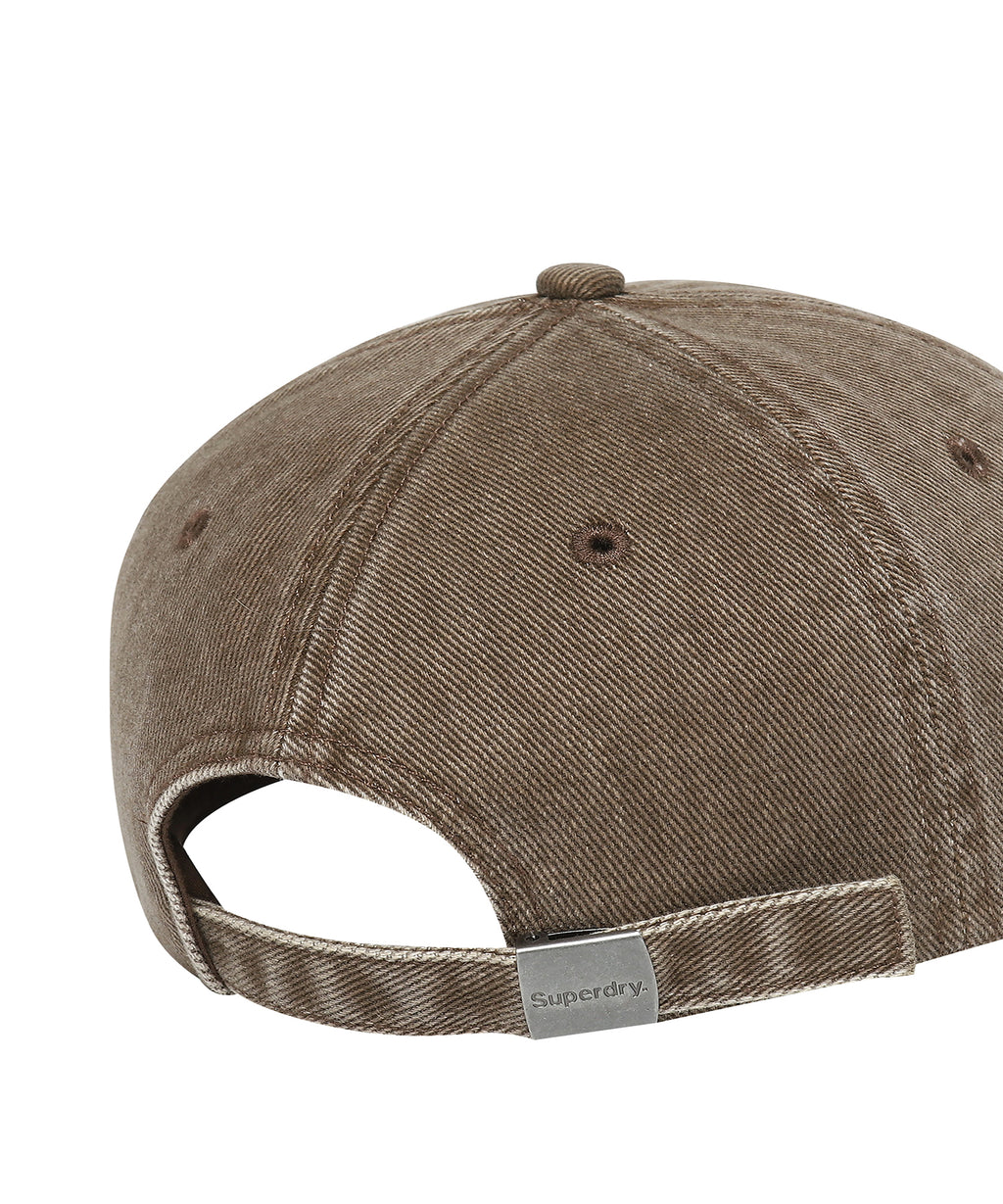 Washed Cotton Ball Cap - Superdry Singapore