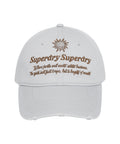 Vintage Embroidery Ball Cap - Grey - Superdry Singapore