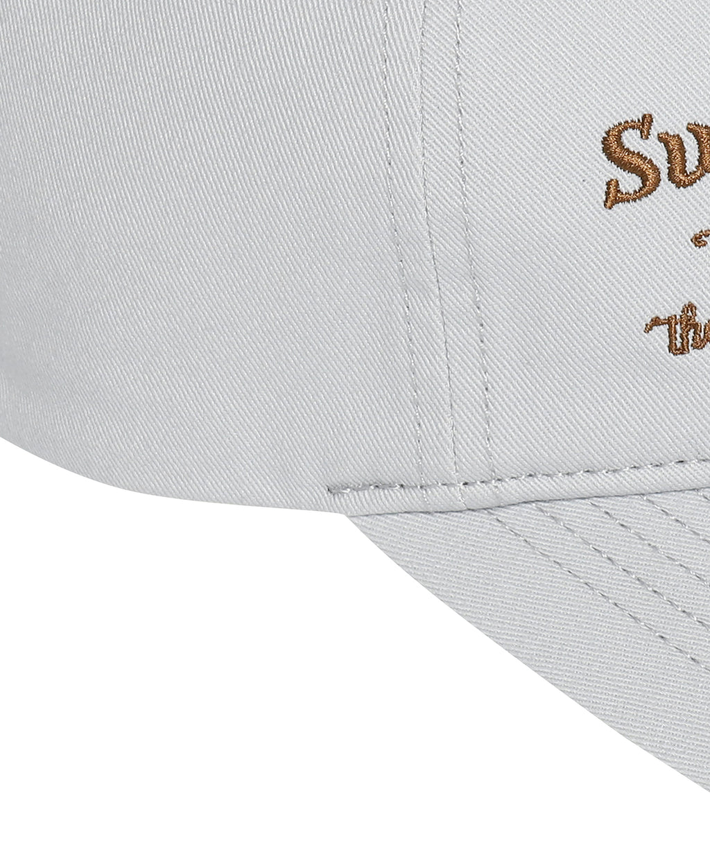Vintage Embroidery Ball Cap - Grey - Superdry Singapore