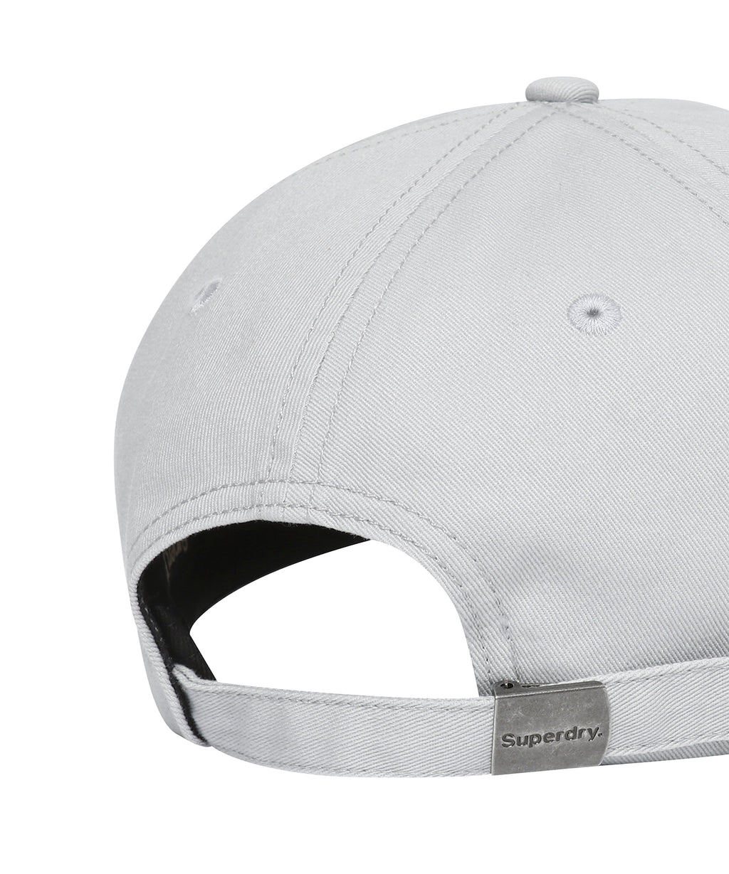 Vintage Embroidery Ball Cap - Grey - Superdry Singapore