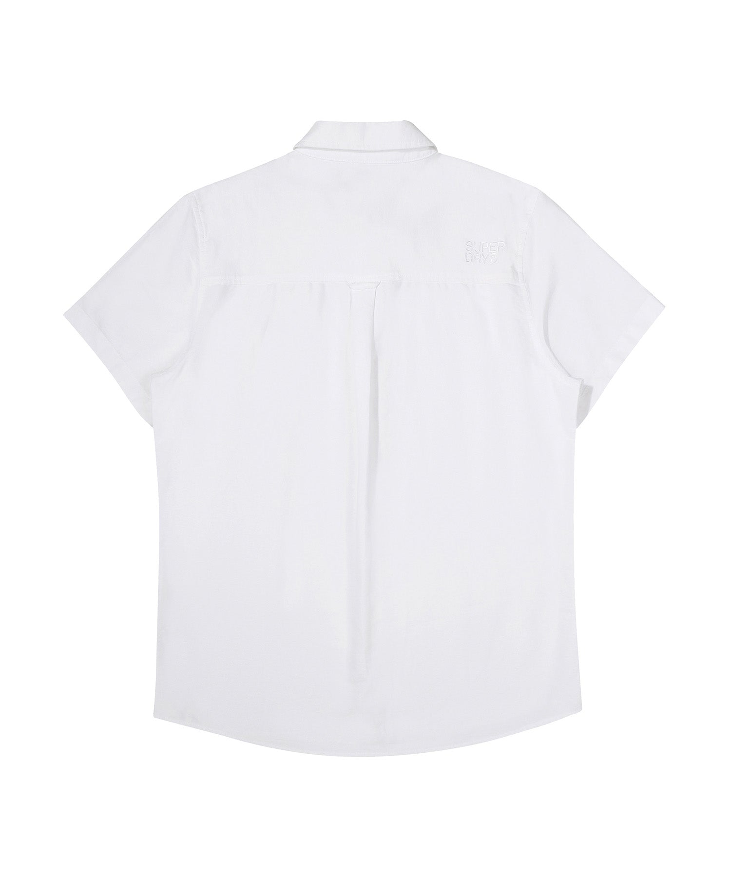 Core Short Sleeve Oxford Shirt - White - Superdry Singapore