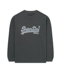 Unisex Logo Graphic Long Sleeve T-Shirt - Superdry Singapore
