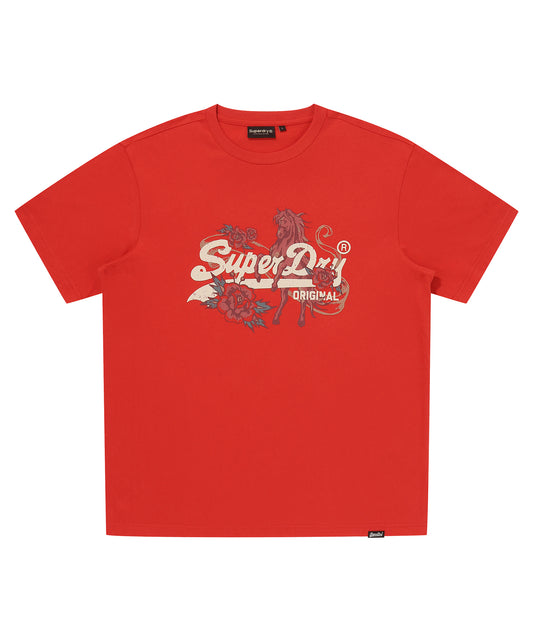 Cny Logo T-Shirt - Superdry Singapore