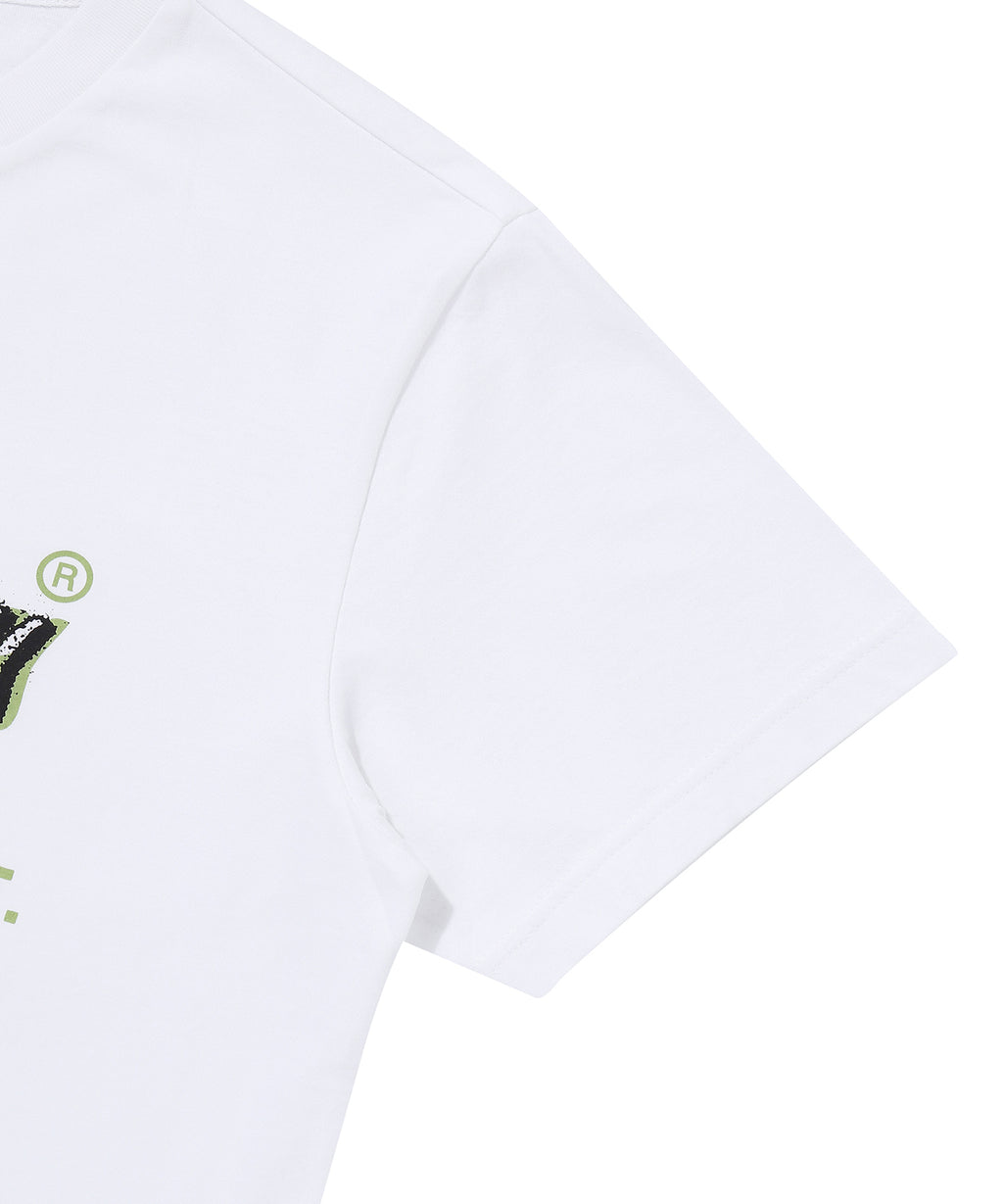 Sprayed Vintage Logo T-Shirt - White - Superdry Singapore