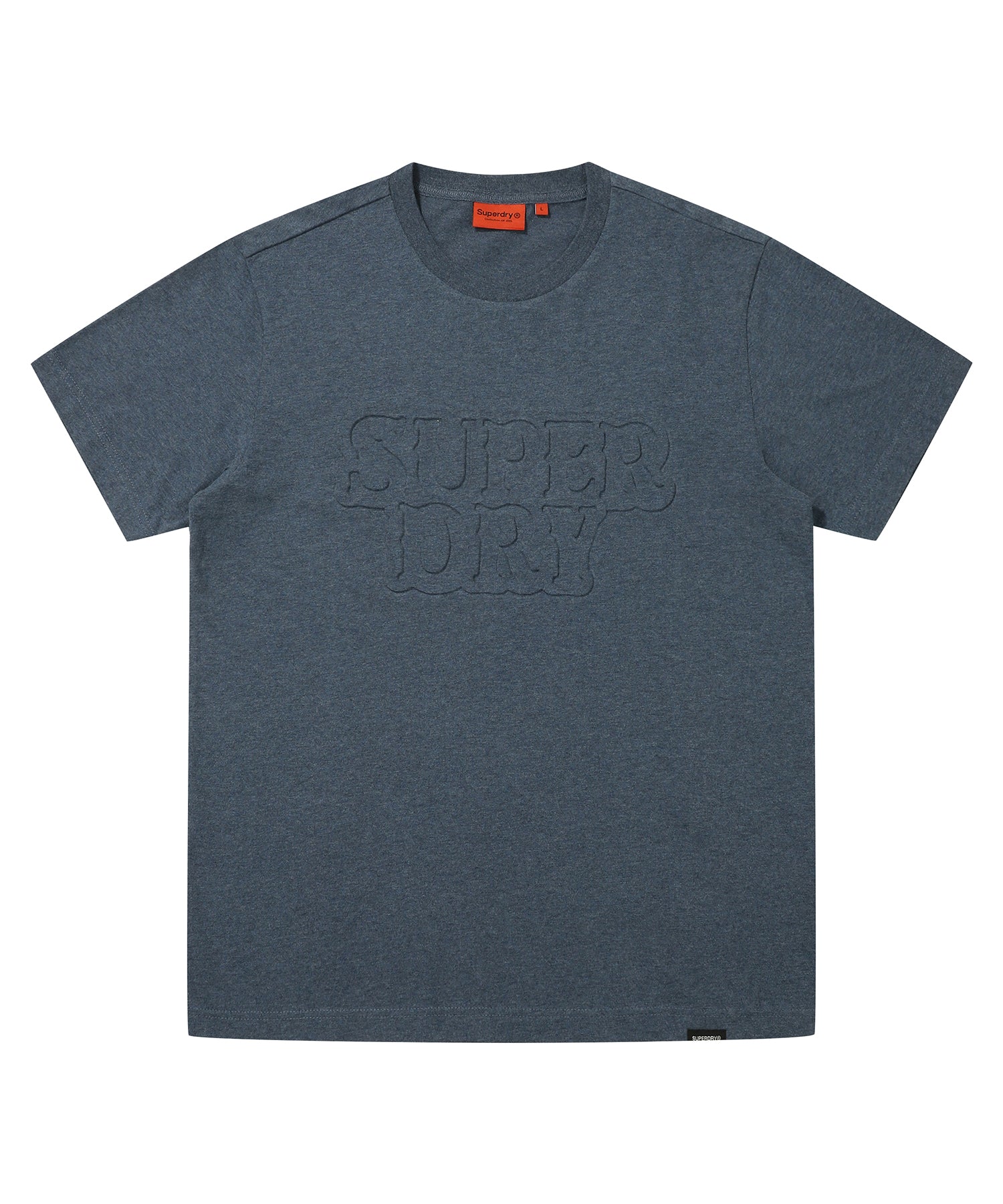 Big Logo Embroidery T-Shirt - M/Indigo - Superdry Singapore