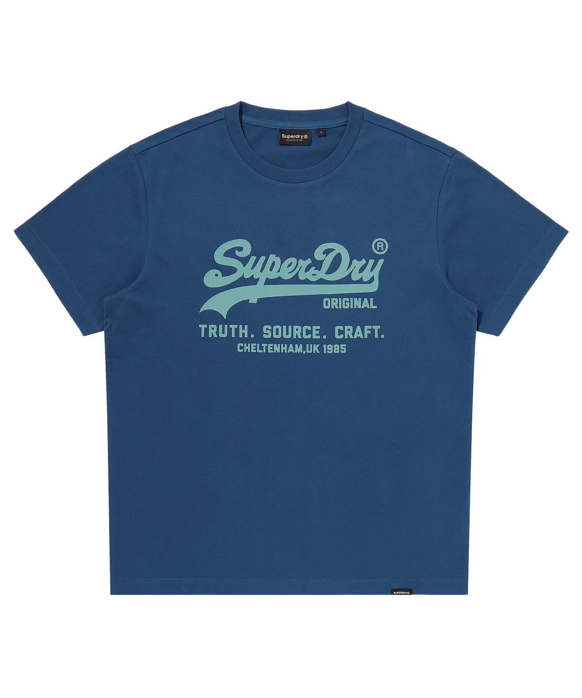 Vintage Logo T-Shirt - D/Blue - Superdry Singapore