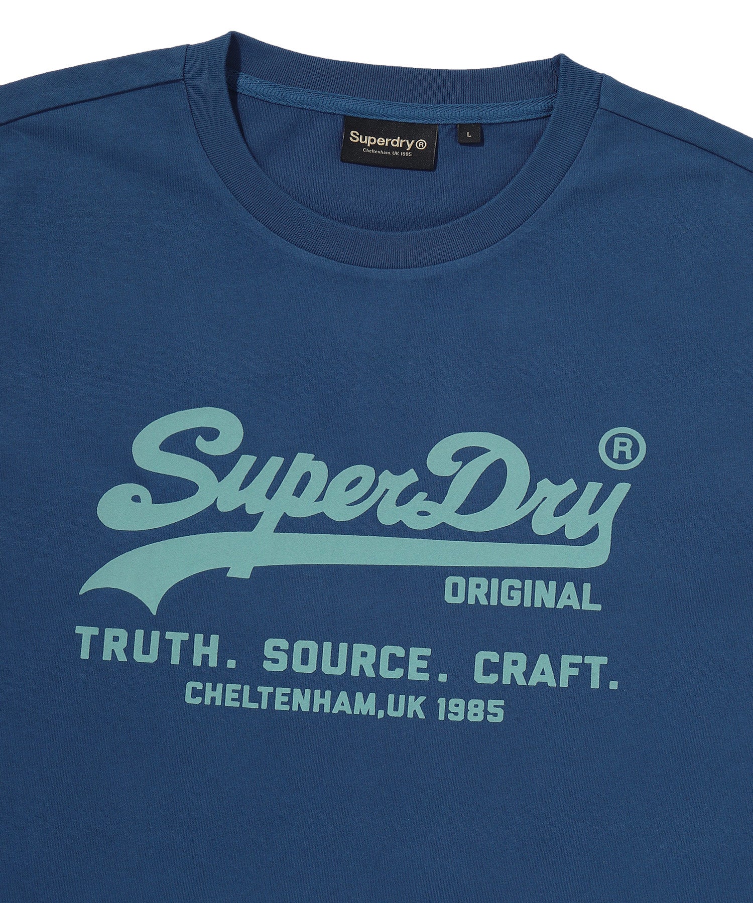Vintage Logo T-Shirt - D/Blue - Superdry Singapore