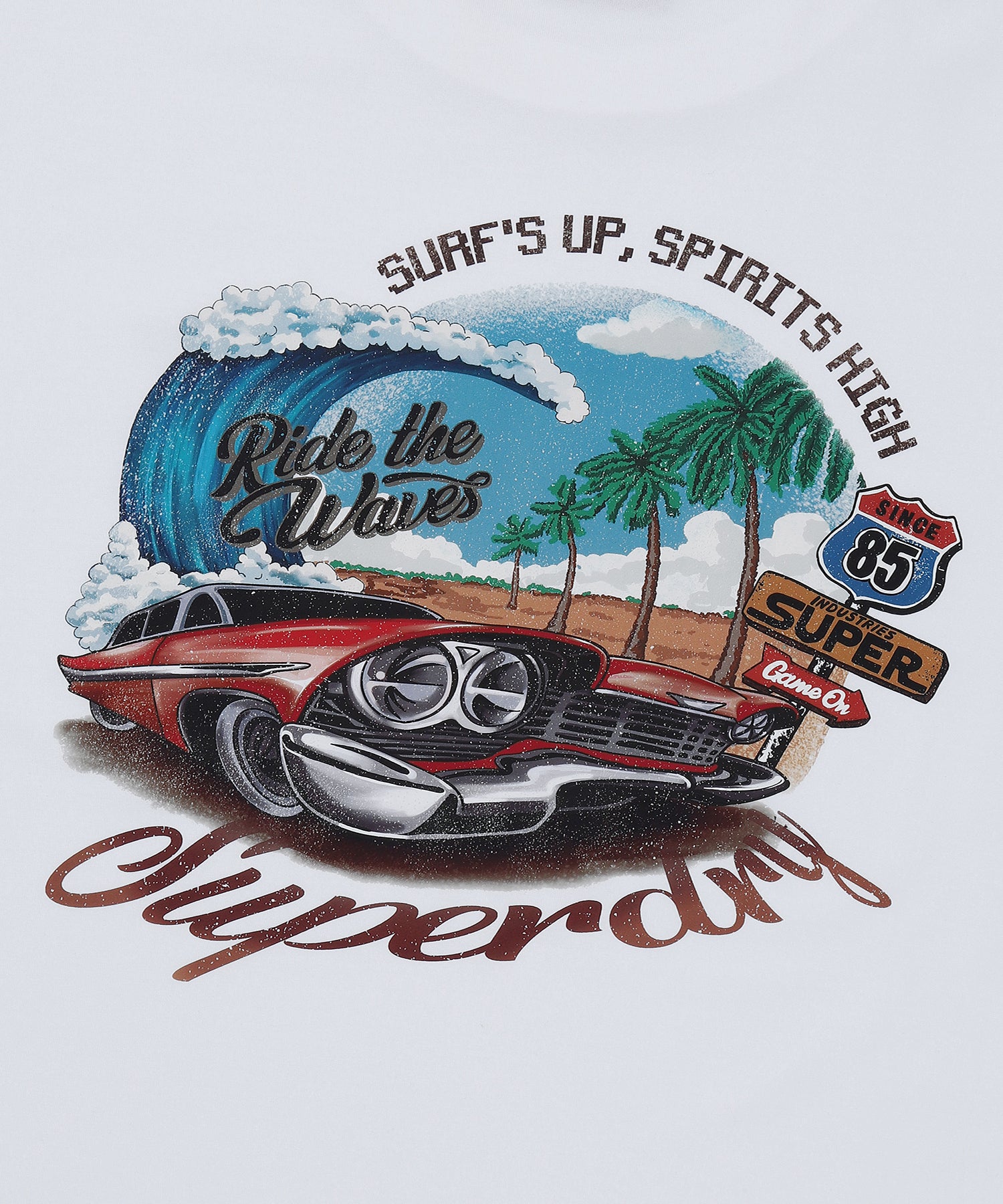 Beach Car T-Shirt - Superdry Singapore