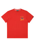 Snake Small Logo T-Shirt - Red - Superdry Singapore