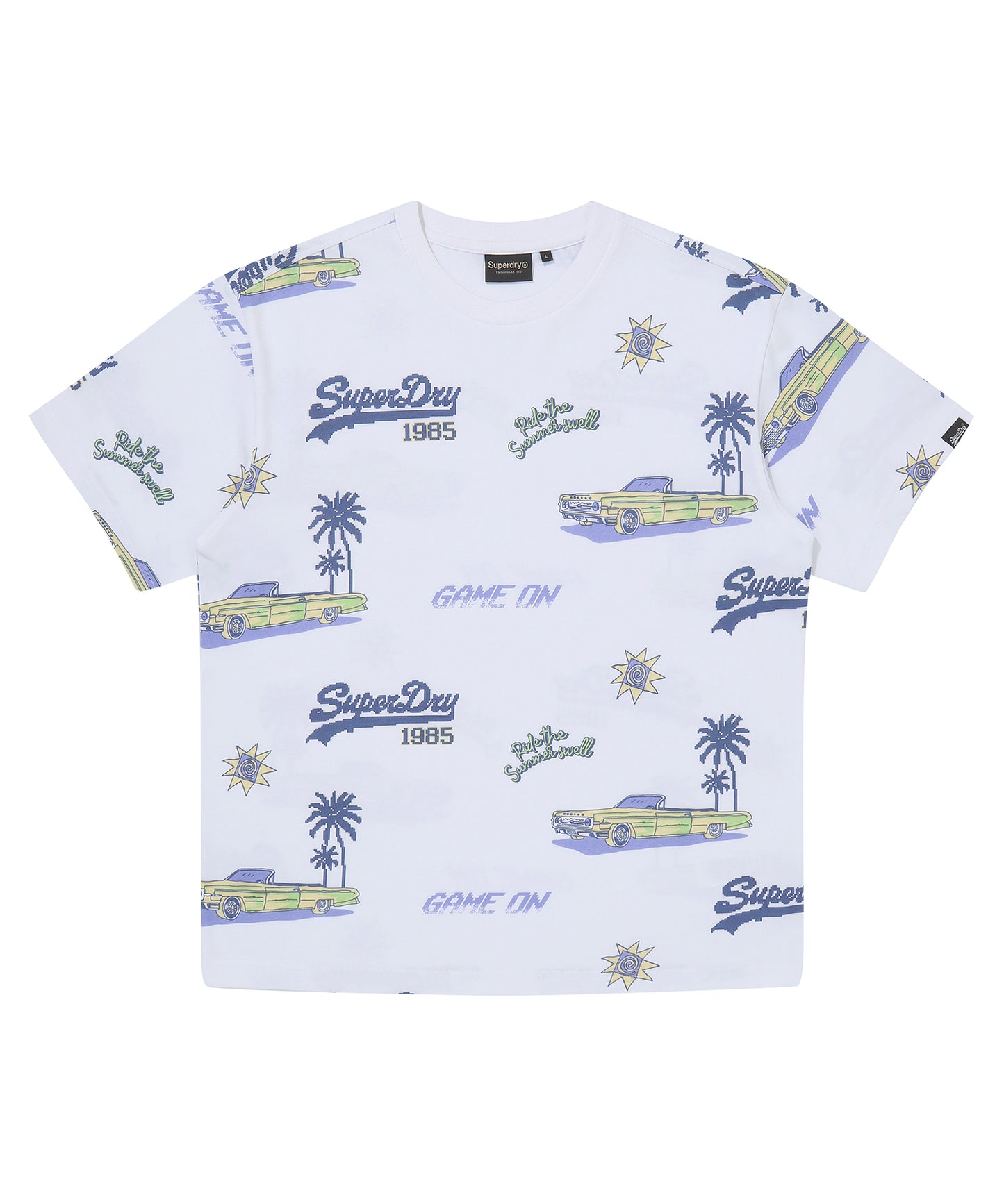 Street Surfer Pattern T-Shirt - Superdry Singapore